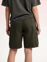 Cargo Shorts with Drawstring