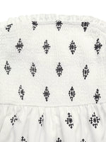 Smocked Tube Midi Dress