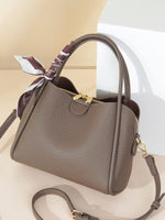 Leather Top Handle Crossbody Bag