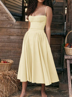 Sweetheart Neck Midi Cami Dress