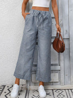 Striped Wide Leg Pants