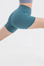 Millennia High Waist Training Shorts - Ladyez