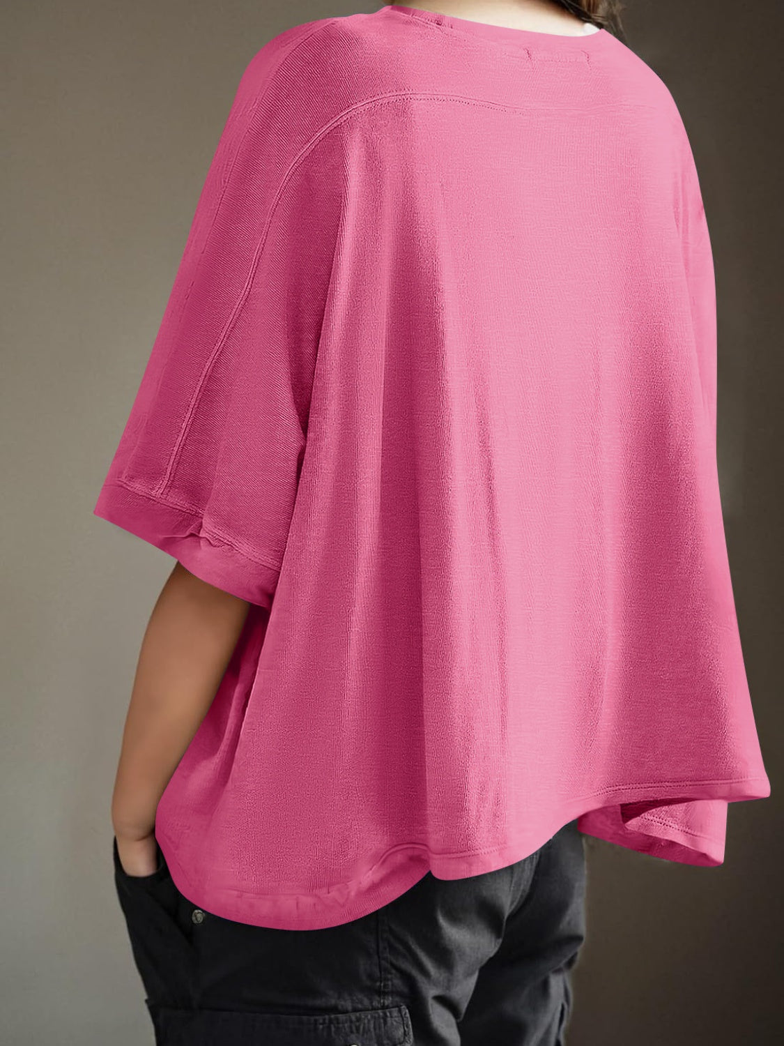 Lovelet Round Neck Half Sleeve T-Shirt - Ladyez