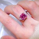 3 Carat Moissanite 925 Sterling Silver Ring - Ladyez