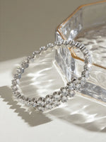 Stainless Steel Inlaid Zircon Bracelet