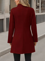 Button Up Long Sleeve Coat