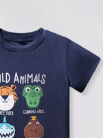 Children's Animal Crew Neck T-Shirt