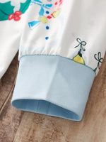 Children's Christmas Round Neck Top and Pants Set