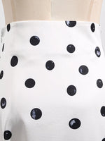 Polka Dot Ruffle Skirt