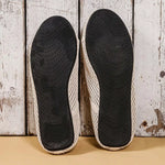 Mesh Round Toe Slip-Ons