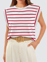 Striped Round Neck Tank