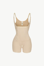 Full Size Side Zipper Under-Bust Shaping Bodysuit - Ladyez