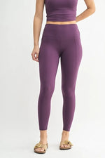 MONO B Venice Cloud Light Sculpt High-Waisted Leggings - Ladyez