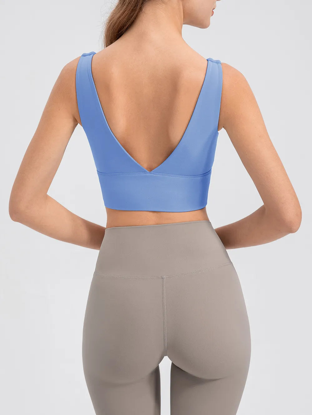 Scoop Neck Wide Strap Active Tank - Ladyez