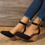 Point Toe Wedge Sandals