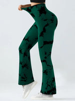 Tie-Dye High Waist Active Leggings - Ladyez