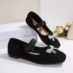Square Toe Flats Slip-Ons