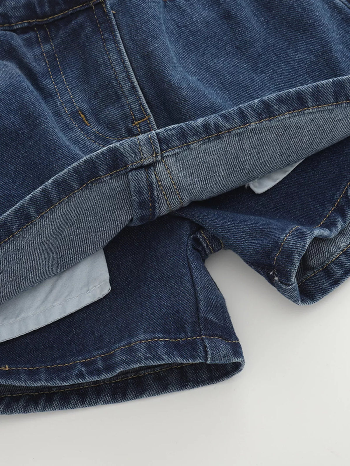 Children's Asymmetrical Denim Skort