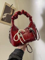 Ruched Handle Crossbody Bag