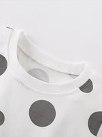 Children's Panda Bag Polka Dot T-Shirt & Shorts Set