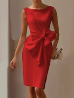 Bow Detail Sleeveless Dress