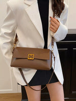 Leather Flap Crossbody Bag
