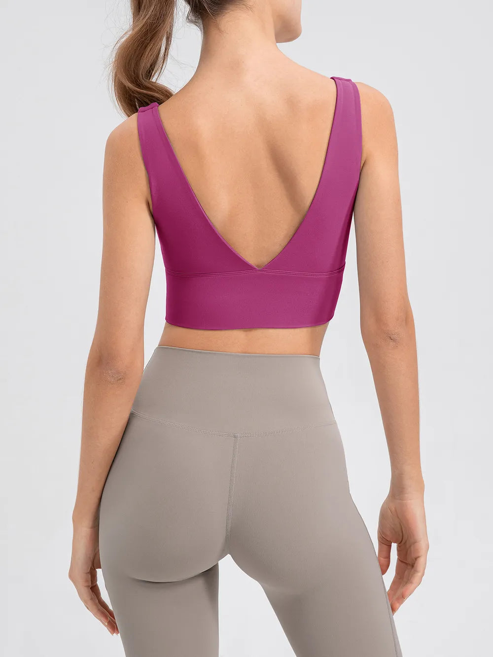 Scoop Neck Wide Strap Active Tank - Ladyez