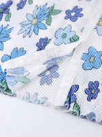 Printed Button Up Shirt and Pants Set