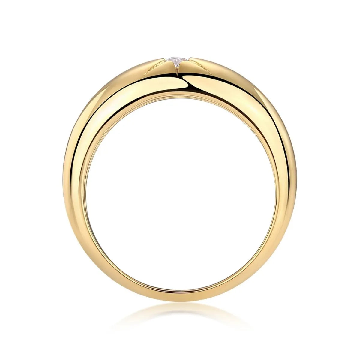 925 Sterling Silver Moissanite Ring - Ladyez