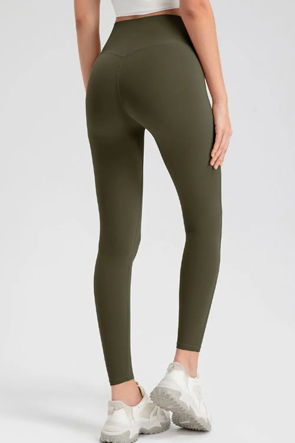 High Waist Skinny Active Pants - Ladyez