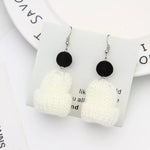 Christmas Knitted Beanie Earrings