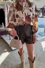 Floral Print Long Sleeve Shirt