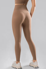 High Waist Wide Waistband Active Leggings - Ladyez