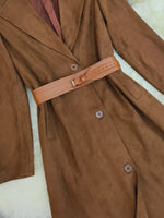 Lapel Collar Longline Outerwear