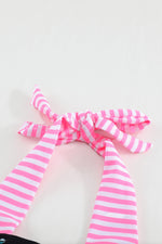 Mixed Print Tie-Back Two-Piece Swimsuit - Ladyez