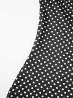 Polka Dot Print Crop Top and Skirt Set