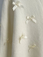Bow Button Up Long Sleeve Cardigan
