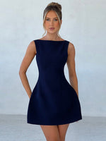 Ashan Slim-fitting Backless Dress