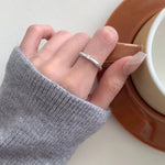 925 Sterling Silver Zircon Ring