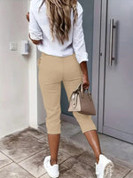 Pleated Detail Pants with Pockets
