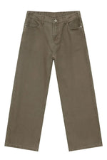 Straight-Leg Jeans with Back Elasticated Waistband