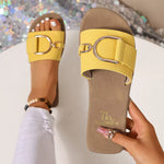 Open Toe Flats Sandals