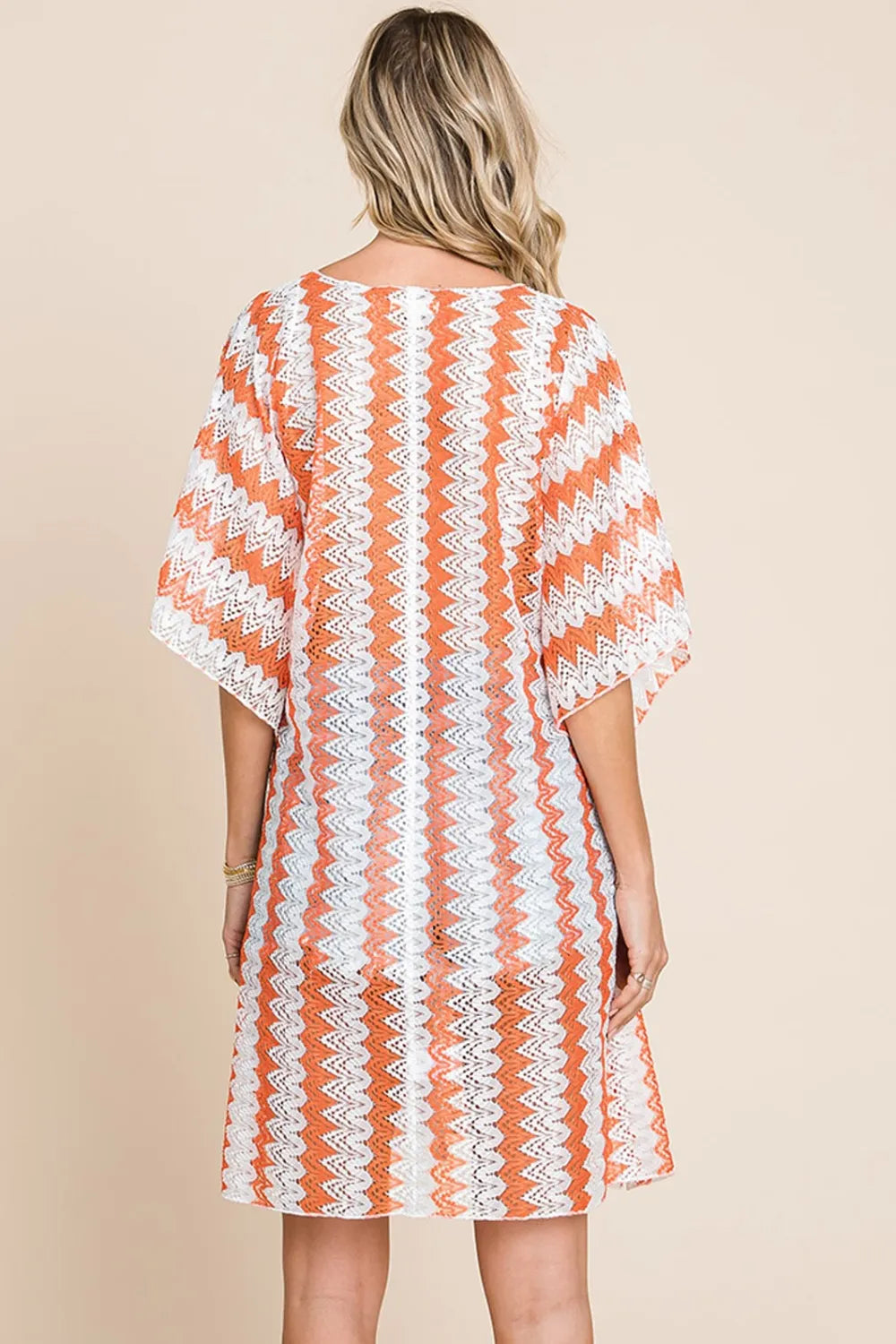 Cotton Bleu by Nu Label Multi Crochet Lace Cover Up - Ladyez