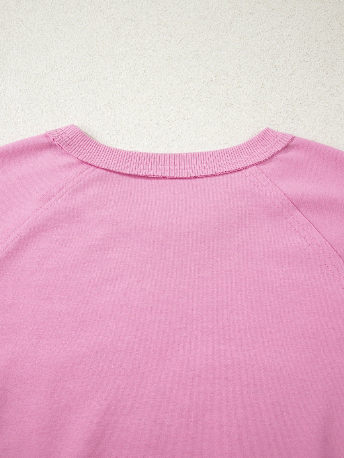 Heart Pattern Long Sleeve Patchwork Top