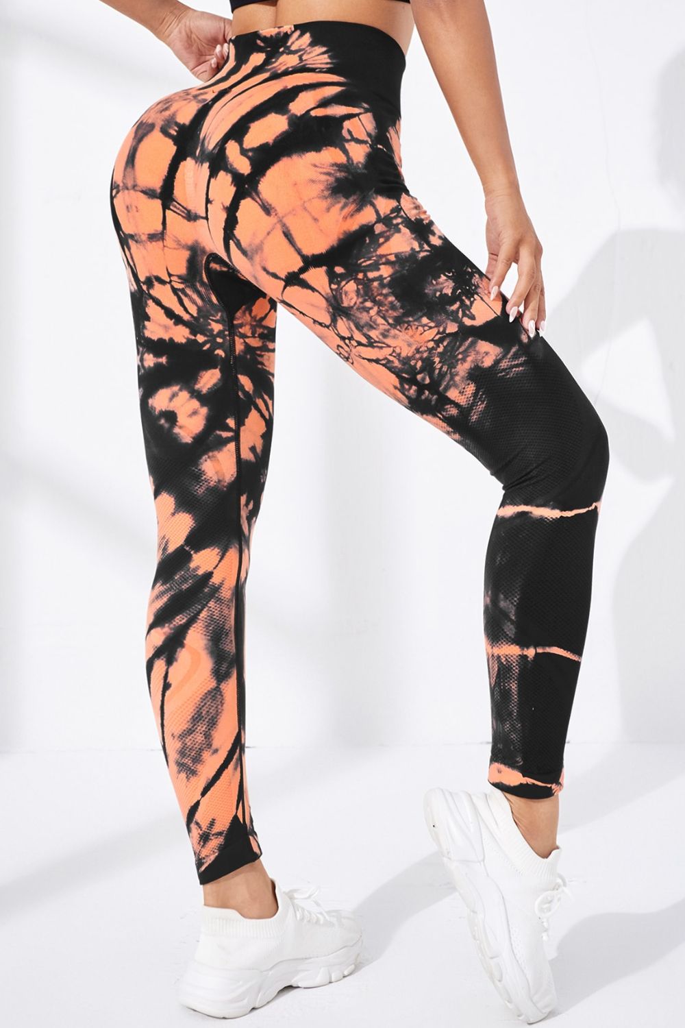 Wide Waistband Long Active Pants - Ladyez