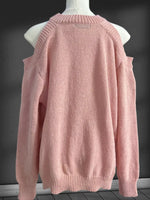 Cold Shoulder Knit Sweater