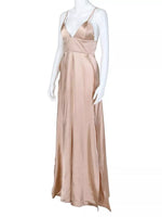 High-Slit Spaghetti Strap Maxi Dress