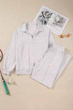 Long Sleeve Sweatshirt and Pants Set