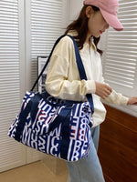 Letter Print Travel Bag