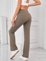 Lovelet High Waist Active Pants with Pockets - Ladyez